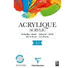 Acrylique bloc collé 1 côté 10F A3 360g
