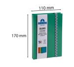Carnet Iderama 170x110, 192 pages lignées - Vert