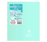 Cahier piqué Koverbook Blush 17x22cm 96 pages ligné + marge couverture polypropylène opaque Couleur aléatoire - Assortis