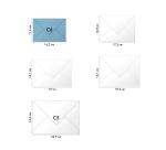 25 enveloppes C6(114x162mm) Diploma doublées gommées - extra blanc