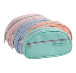 Estuche redondo PU Aquarel - Colores surtidos