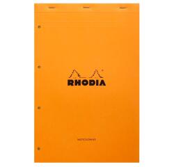 Bloc Audit agrafé, 210 x 318 mm, 80 feuilles, orange