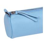 CUIR TEINTÉ Trousse Ø5,5x22 cm Bleu ciel