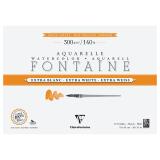 Fontaine Extra Blanc Grain Satiné bloc collé 4 côtés 12F 36x51cm 300g