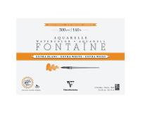 Fontaine Extra Blanc Grain Satiné bloc collé 4 côtés 12F 36x51cm 300g