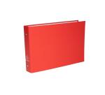 Classeur rembordé polypropylène pour fiches bristol 125x200 2 anneaux 25mm - Couleurs assorties