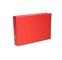 Classeur rembordé polypropylène pour fiches bristol 125x200 2 anneaux 25mm - Couleurs assorties