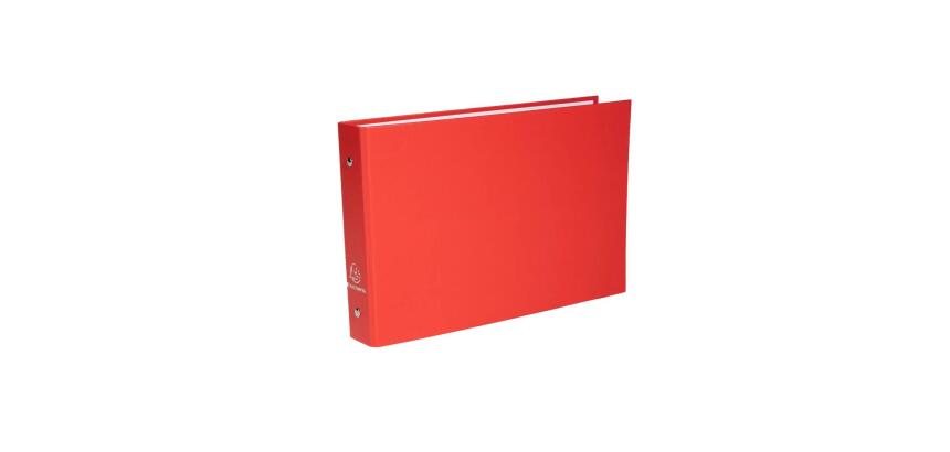 Classeur rembordé polypropylène pour fiches bristol 125x200 2 anneaux 25mm