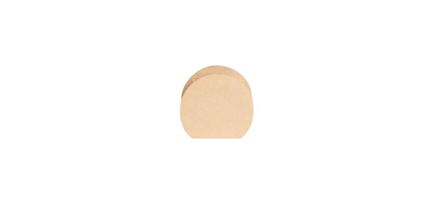 Petit vase arche waterproof 16x5x16 cm - Kraft