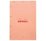 Rhodia bloc agrafé COULEURS N°20 Seyès 80 feuillets microperforés et perforés 4 trous, couvertures assorties - Assortis