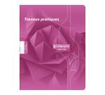 Cahier Travaux Pratiques piqué 7000 17x22 cm 64 pages grands carreaux 70 g + uni 90 g - Assortis