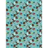 728 - Pochette 20 feuilles Décopatch - Bleu