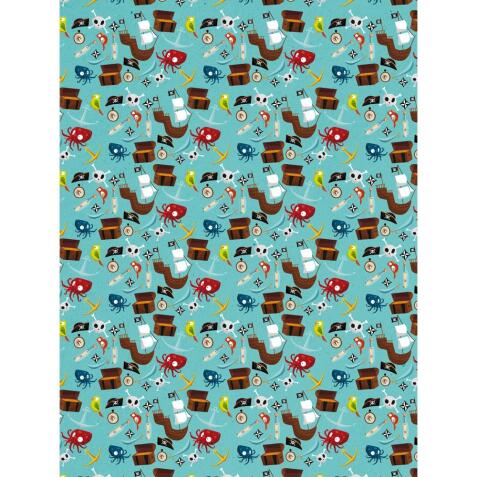 728 - Pochette 20 feuilles Décopatch - Bleu