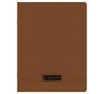 Cahier piqué 8000 POLYPRO 17x22 cm 48 pages grands carreaux 90 g - Marron
