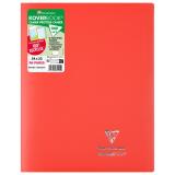 Cahier piqué Koverbook 24x32 cm 96 pages grands carreaux couverture polypropylène opaque 100% recyclé