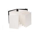 Rhodia Touch Watercolor Book accordéon, papier grain fin 100% coton 300g - A6 portrait, 32 pages - Noir