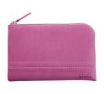 Rhodiarama pochette zippée en simili cuir - taille S (11x17 cm) - Lilas