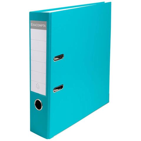 Archivador de palanca Exacompta polipropileno A4 lomo 80mm - Azul turquesa