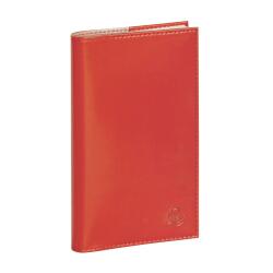 Agenda de poche SAD 16S Vérone 9 x 16 cm Semainier Septembre 2025 à Décembre 2026 - 16 mois. - Rouge