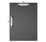 Porte-bloc double clip papier enduit - Format 23x32cm pour A4 - Noir
