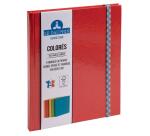 Carnet Iderama 220x170, 192 pages lignées - Rouge