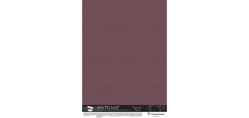 Pastelmat paquet 5F 100x140cm 360g - Lie de vin