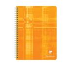 Cahier reliure intégrale 17x22 cm 120 pages grands carreaux - Assortis