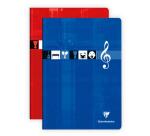 Cahier Musique & Chant piqué A4 96 pages grands carreaux Couleur aléatoire - Assortis