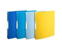 Classeur 2 anneaux 30mm polypropylène recyclé BeeBlue - A4 Maxi - Couleurs assorties