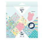 ORIGAMI, Pochette de 60 feuilles 70g/m2 3 formats - California - Multicolore