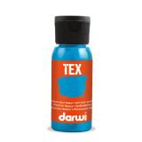 DARWI Flacon de 50 ml de Peinture Textile Opaque - Bleu lagon