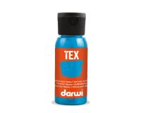 DARWI Flacon de 50 ml de Peinture Textile Opaque - Bleu lagon