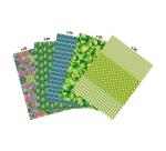 Maxi pack 100 feuilles Decopatch vert - Assortiment