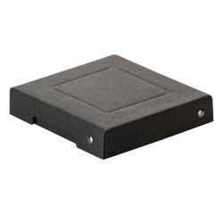 Caja de almacenamiento PureBox Negro de Exacompta 13 x 13 x 2.5 cm de alto