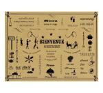 500 Sets de table papier30x40 Bienvenue - Bienvenue