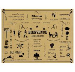 500 Sets de table papier30x40 Bienvenue - Bienvenue