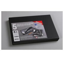 Carton Mousse lot 5 feuilles A4 5mm - Noir