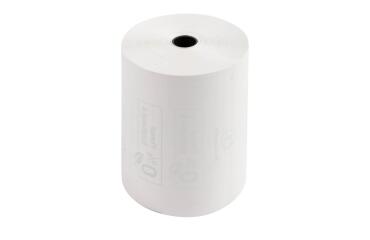 Bobinas térmicas para balanza (impresión en el reverso) - sin PHENOL - 1 Pliegue térmico - 48 g/m2 - Blanco