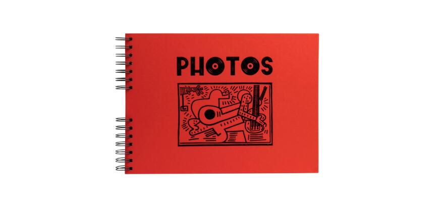 Album à spirales 50 pages noires Musicart