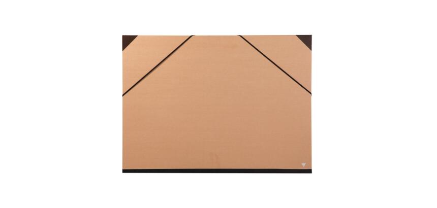 Carton à dessin Kraft à élastiques 67x94cm - Brun