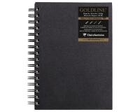 Goldline carnet spiralé 64F A5 140g F - Blanc