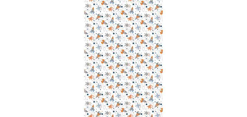 864 - Pochette 20 feuilles Décopatch Texture - Blanc