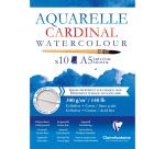 Cardinal bloc collé 10F A5 300g
