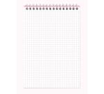 Bloc reliure intégrale COULEURS Prune 14,8x21 cm - Prune