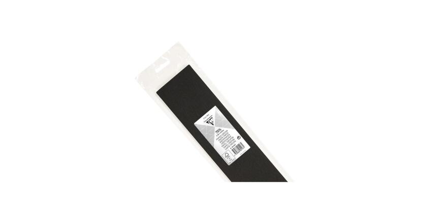 PAPIER CRÉPON, Sachet de 1 feuille pliée 75% au format 2,50x0,50m