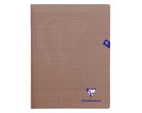 Cahier piqué Mimesys 24x32cm 48 pages grands carreaux couverture polypropylène Couleur aléatoire