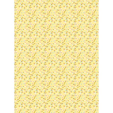 746 - Pochette 20 feuilles Décopatch - Jaune
