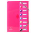 Trieur extensible en polypropylène 8 compartiments IDERAMA PP - A4 - Couleurs assorties