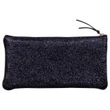 CÉLESTE CUIR Trousse plate 11x22 cm Lazer Bleu