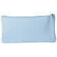 CUIR TEINTÉ Trousse plate 22x11 cm Bleu ciel